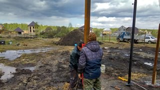 Заказать монтаж винтовых свай в Ярцево - цена под ключ с доставкой от 1845 шт
