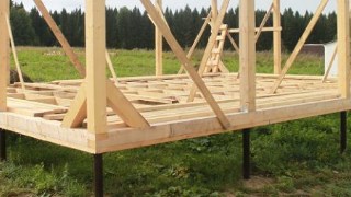 Сарай на винтовых сваях или хозблок на сваях Ярцево цена от 2512 руб. / шт.
